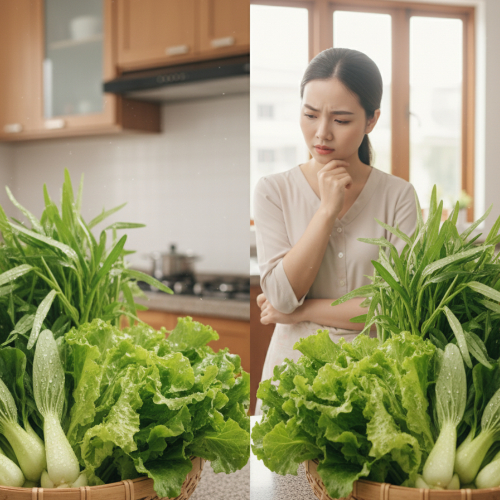 Vì Sao Cần Phân Biệt Rau Sạch Và Rau Ngâm Hóa Chất?